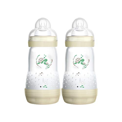 MAM Baby Products 99921520 Anti-Colic botella de 260 ml, paquete de 2 [colores surtidos]