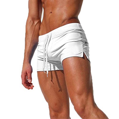AUPUMI Bañadores de natación para Hombre, Playa Corriendo Pantalones Cortos Boxeadores Calzoncillos Pantalones (EU S/Tag M Cintura: 28.86-31.2 Pulgada