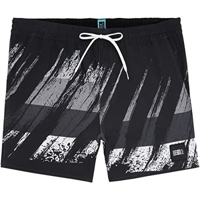 O'NEILL PM Vert-Horizon Bañador, Hombre, Negro (Black), XL