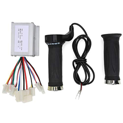 Juego de puños de Acelerador de Pulgar para Bicicleta eléctrica, Controlador de Cepillo Juego de Controlador de Bicicleta eléctrica Juego de Controlad características