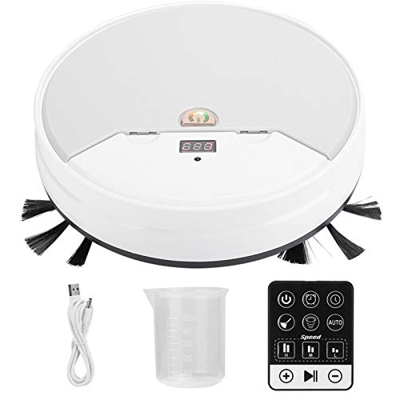 Fdit Robot Aspirador y Limpiador de trapeadores Multifuncional Inteligente Ultrafino Barrido para Pisos Limpieza Inteligente con navegación láser para