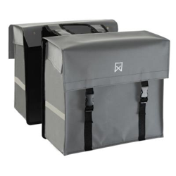 Alforja de lona para bicicletas 40 L Gris 14122 características