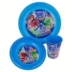 Set de menaje de plástico PJ Masks Azul precio