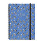 Agenda anual 2021 Finocam A5 semana vista Design Collection zebra azul características