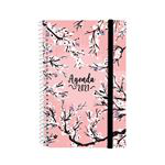 Agenda anual 2021 Finocam A7 semana vista Design Collection sakura características