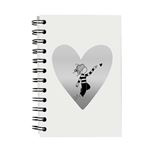 Libreta A6 La Volátil corazón plata pautado precio