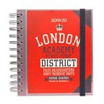 Agenda escolar Erik 2019|20 Día por página London Rojo