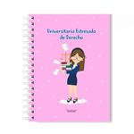 Libreta A5 Universitaria Estresada Derecho