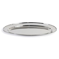 Fuente Oval en Acero Inoxidable para cocina en oferta