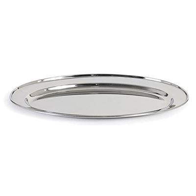 Fuente Oval en Acero Inoxidable para cocina