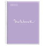Libreta Miquelrius A5 emotions cuadrícula lavanda características
