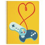 Cuaderno Erik A4 Gamer cuadriculada microperforado