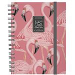 Cuaderno en espiral Legami Flamingo A5 Pautado
