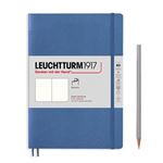 Libreta A5 Leuchtturm 1917 Denim Liso - Tapa blanda