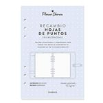 Charuca Recambio de agenda Anilla Hojas de puntos