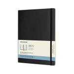Agenda Moleskine Mensual 18M XL Negro