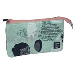 Estuche Milan 5 Compatimentos Silver V Turquesa