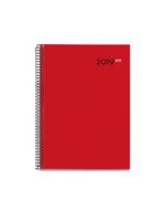 Agenda anual Miquelrius 2019 Plus Semana Vista Rojo