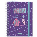 Agenda Finocam 2020/21 setmana vista 1/8 talkual top morado catalán