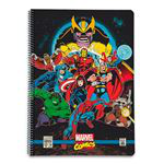 Cuaderno A4 Marvel Comics Avengers cuadriculado 4x4 mm con tapa de polipropileno características