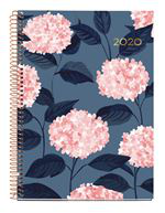 Agenda Miquelrius 2020 Día por página Plus Espiral Hortensia - Bella Gómez características