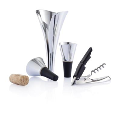 Set de vino Airo Lux, negro en oferta