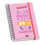 Libreta A6 Muymummy Vesta "Ordena tu habitación" espiral precio