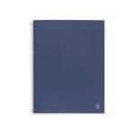 Libreta Miquelrius A4 120 pág azul marino cuadriculada
