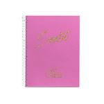 Libreta Miquelrius A4 cuadriculada fucsia