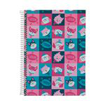 Cuaderno A5 Totto tapa forrada multicolor Puppily en oferta