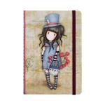 Libreta Gorjuss tapa dura rayada - The Hatter