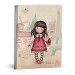Libreta Gorjuss Time to Fly A4 cuadriculada 120 hojas