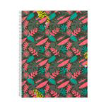 Cuaderno A4 Totto tapa dura forrada gris y rosa características
