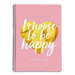 Libreta A4 tapa dura - Glitter Stars