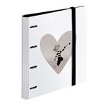 Carpeta con anillas Busquets A4 La volátil blanco