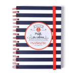 Notebook Premium Wire-O A5 Amelie Marinero características
