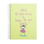 Libreta A4 Lyona - Ama lo que haces y haz lo que amas