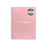Libreta Miquelrius A4 120 hojas Cuadriculada Emotions Craft Rosa