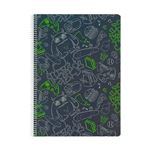 Cuaderno A4 Totto tapa dura gris Reny