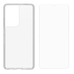 Funda Otterbox React Transparente + Protector de pantalla para Galaxy S21 Ultra precio
