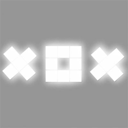 Palabra LED XOX Decorativa 55W 3600lm 4000K 45x107cm 7hSevenOn Deco en oferta