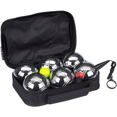 Set de petanca V 6 bolas plateadas 52JU-CHR-Uni, Get & Go