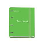 Carpeta Bloc 4 anillas Miquelrius A4 Cuadriculado Verde