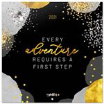 Calendario de pared Erik 2021 Glitter Gold Dreams características