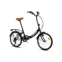 Bicicleta Plegable Moma Bikes Urbana SHIMANO FIRST CLASS 20" Alu, 6V. Sillin Confort Negro características