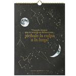 Calendario de pared 2019 - Horóscopo Negro precio