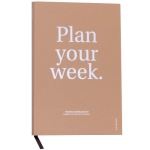 Planificador Octagon A5 semana vista Plan your Week camel