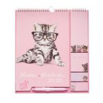 Planificador Erik 2019|20 Studio Pets Cat  Rosa características