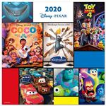 Calendario de pared 2020 Erik 30x30 multilingüe Pixar Movies