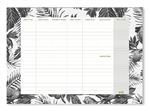Planificador Miquelrius  semanal encolado A4 tropical black & white en oferta